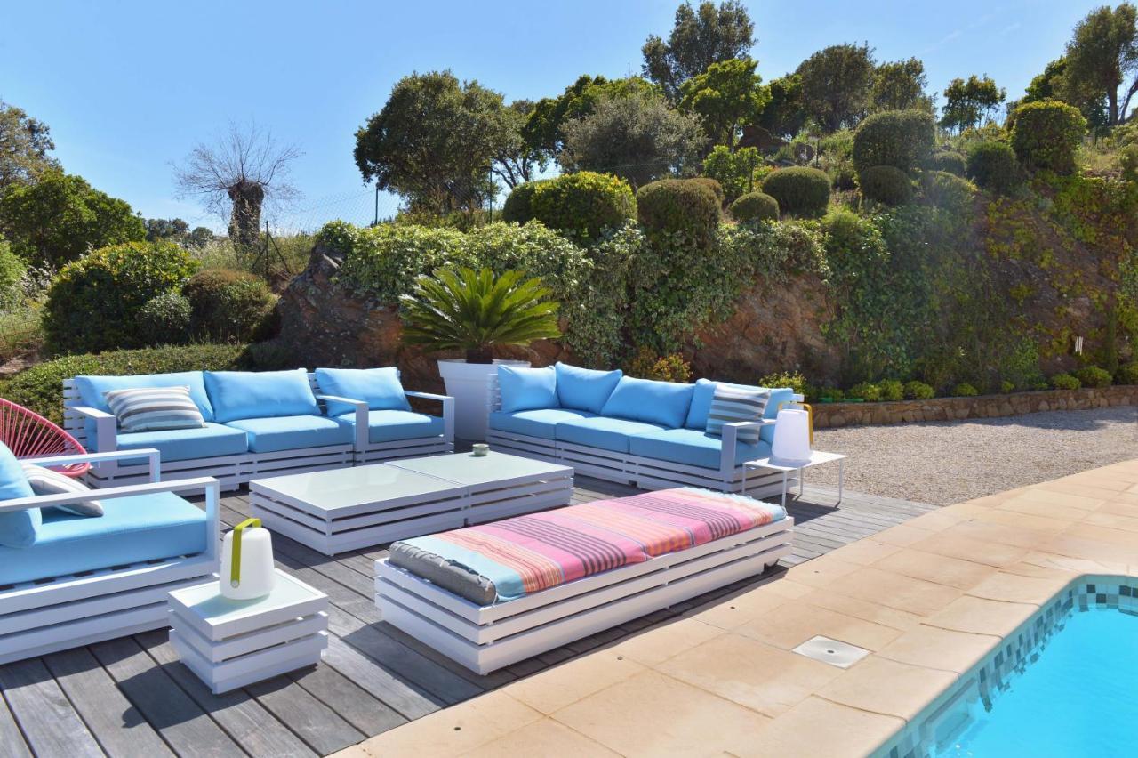 Villa Jucanos - Vue Mer Panoramique Golfe De St-Tropez Cavalaire-sur-Mer Bagian luar foto