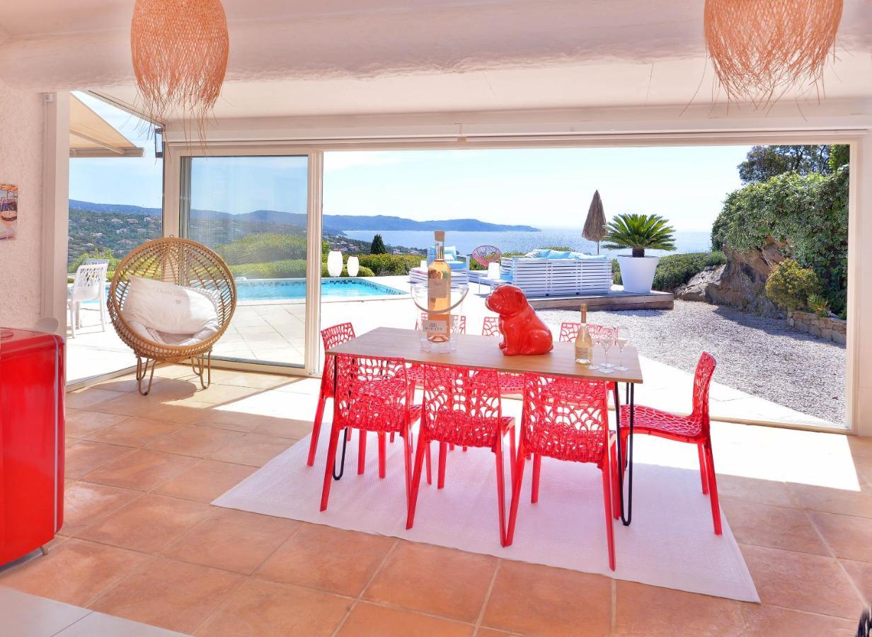 Villa Jucanos - Vue Mer Panoramique Golfe De St-Tropez Cavalaire-sur-Mer Bagian luar foto