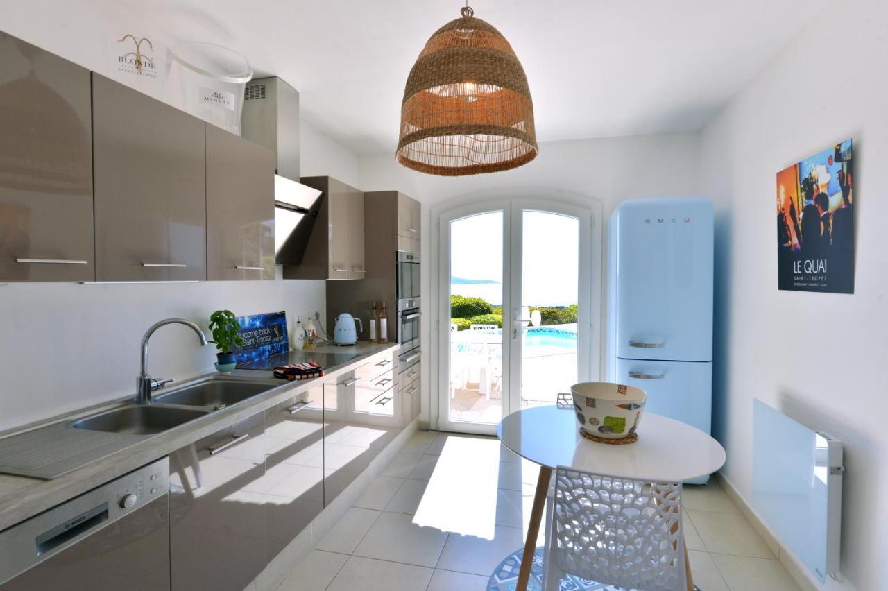 Villa Jucanos - Vue Mer Panoramique Golfe De St-Tropez Cavalaire-sur-Mer Bagian luar foto